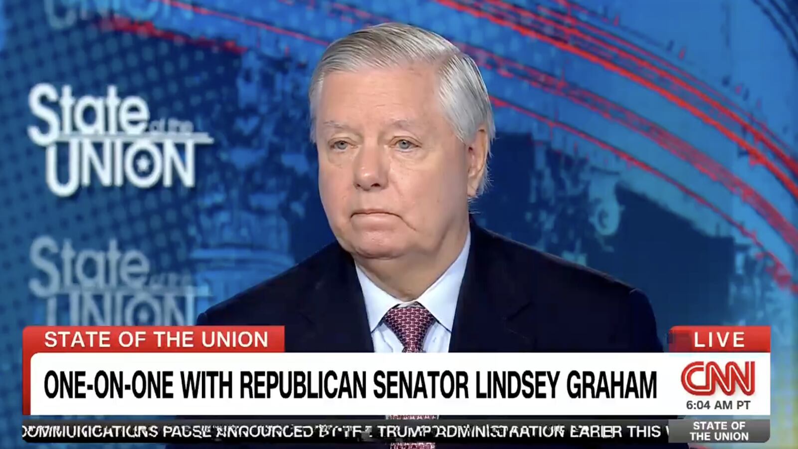 Lindsey Graham suggested presidential powers should be curbed.