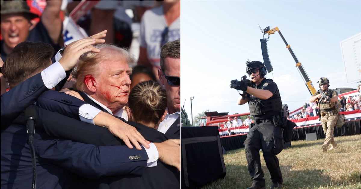 New Video of Trump Rally Shooting: ‘He’s on the Roof, He’s Got a Gun’