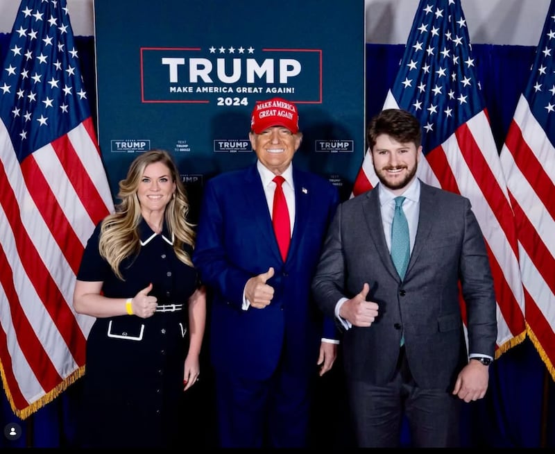 Wax, his partner and Trump.