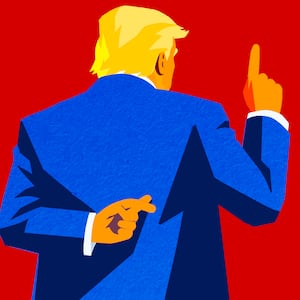 Donald Trump photo illustration