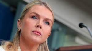 WASHINGTON, DC - FEBRUARY 10: White House Press Secretary Karoline Leavitt speaks during a news briefing in the James S. Brady Press Briefing Room of the White House on February 10, 2026 in Washington, DC. Leavitt spoke to reporters on a range of topics as a possible government shutdown looms over funding for the Department of Homeland Security. (Photo by Anna Moneymaker/Getty Images)