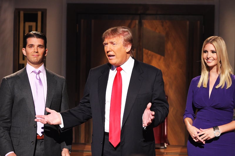 : Donald Trump, Donald Trump Jr. and Ivanka Trump