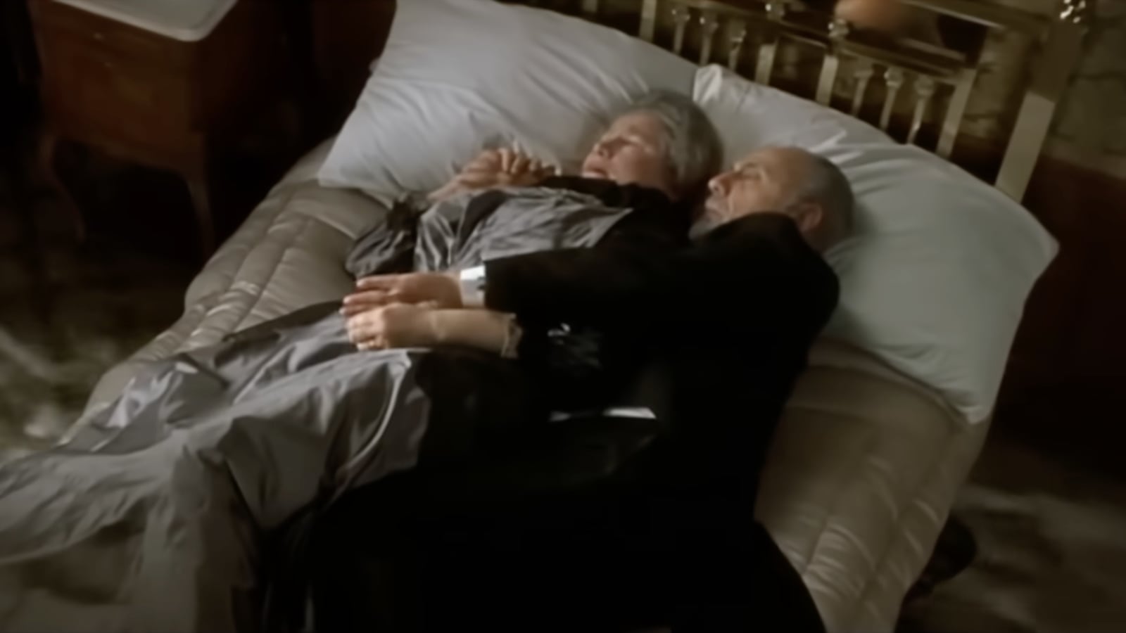 Isidor and Ida Straus as portrayed in the 1997 film “Titanic.”