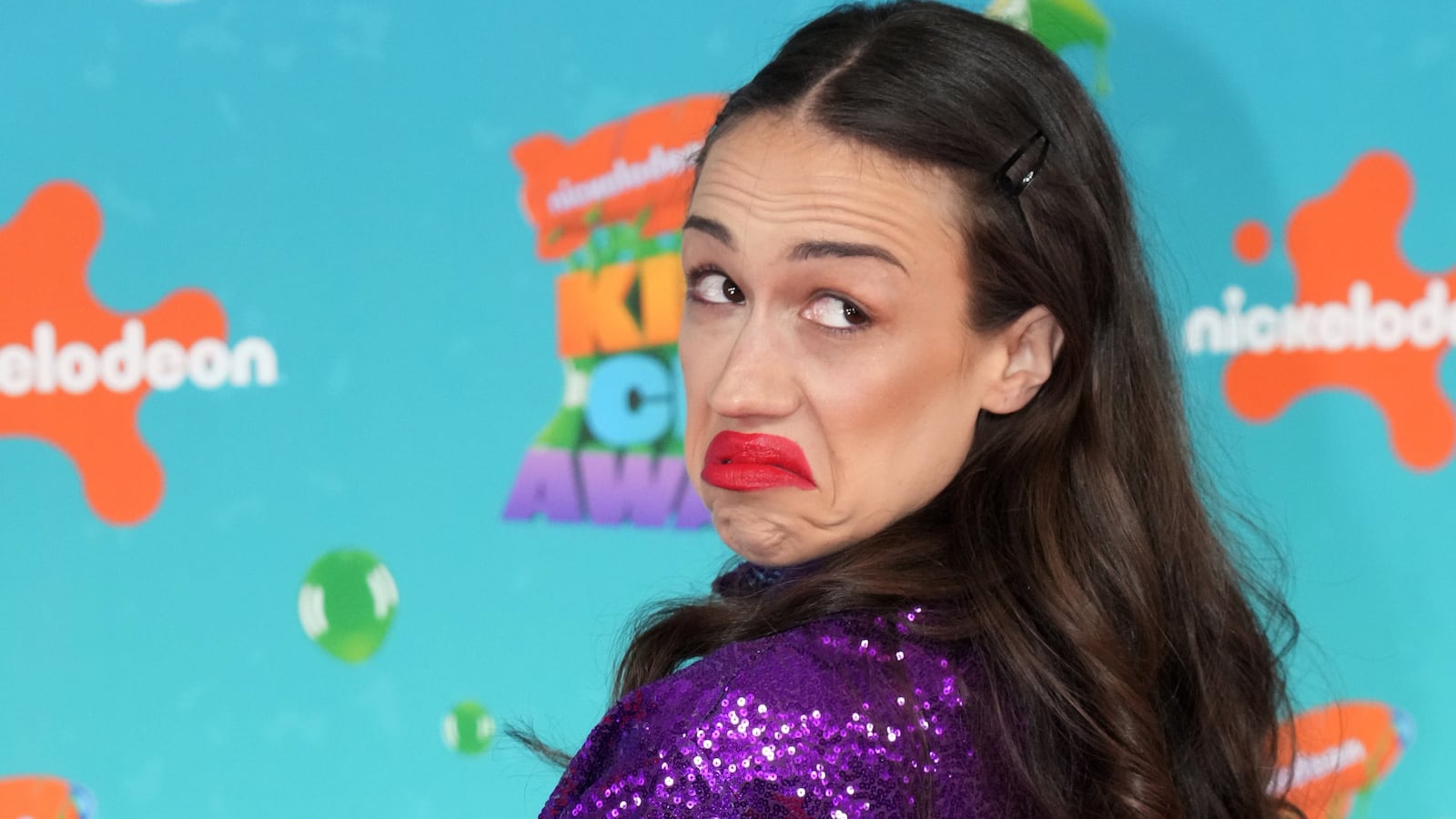 Colleen Ballinger, aka Miranda Sings, at the Kids' Choice Awards