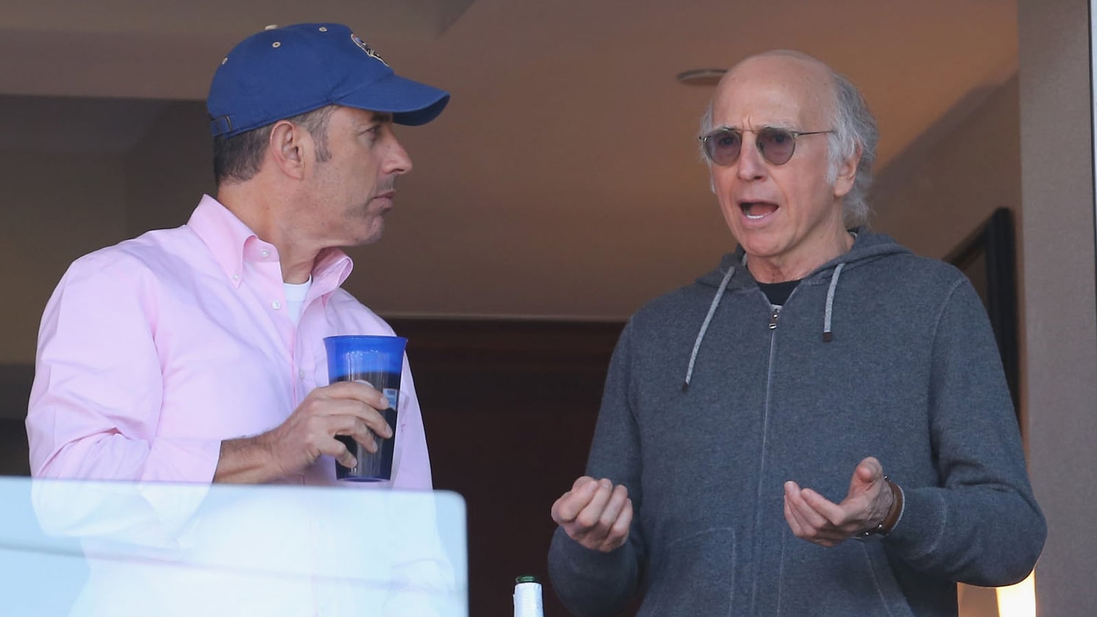 Jerry Seinfeld and Larry David