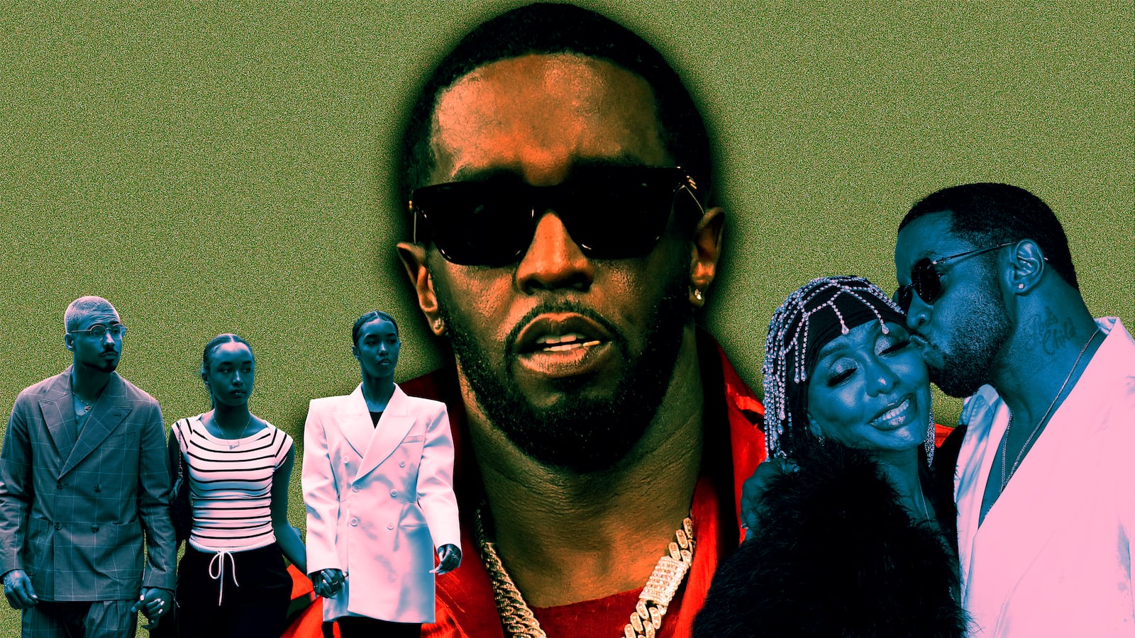 Sean Combs photo illustration