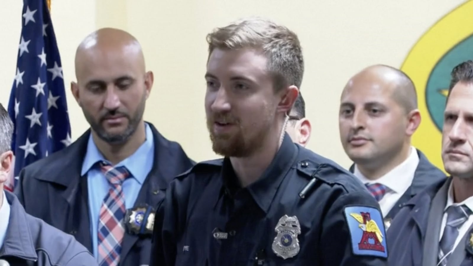 Tyler Frye, one of the Altoona, Pennsylvania police officers who helped bring in Luigi Mangione, recounts his story of the arrest.