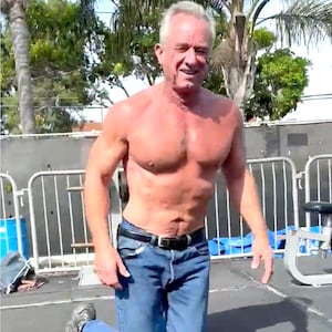 Robert F. Kennedy Jr. has revealed why he works out in jeans.