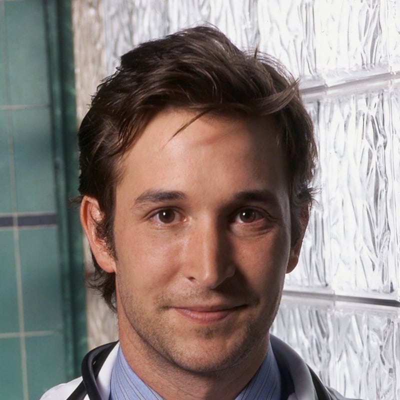 Noah Wyle as Dr. John Carter years ago on "ER."