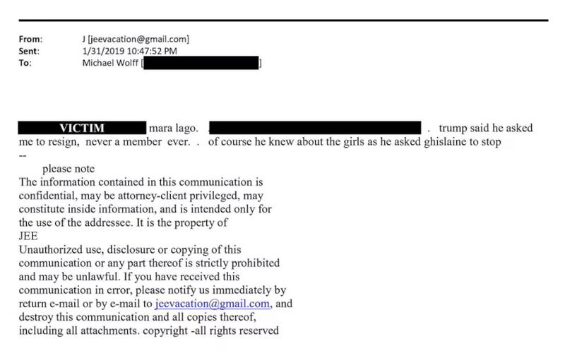 Jeffrey Epstein emails