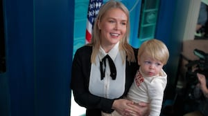 White House Press Secretary Karoline Leavitt and her son Nicholas
