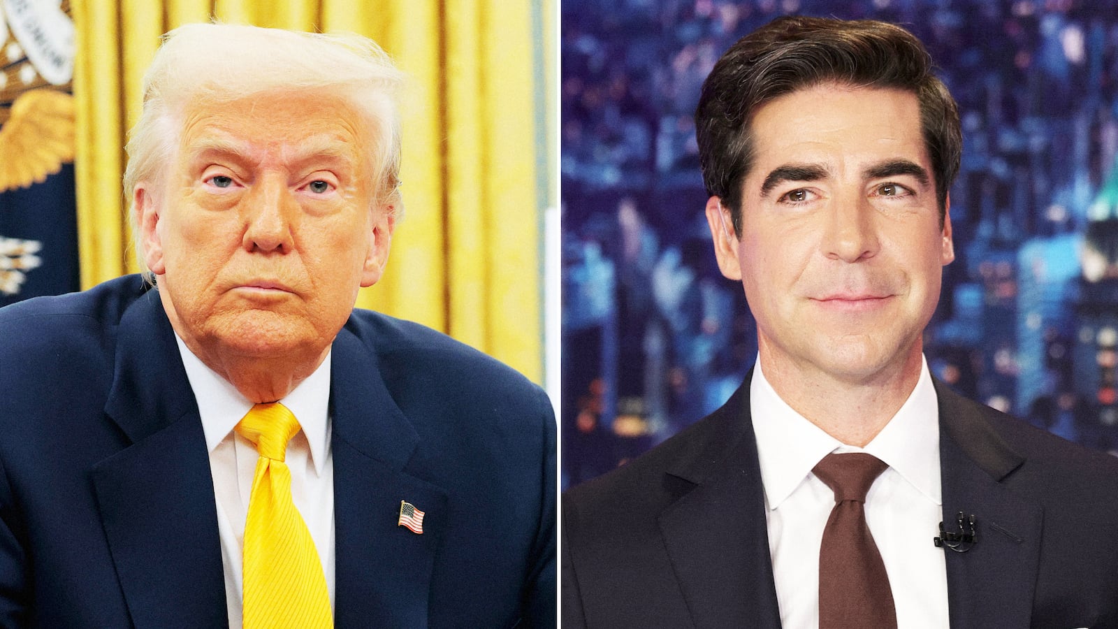 Donald Trump and Jesse Watters.