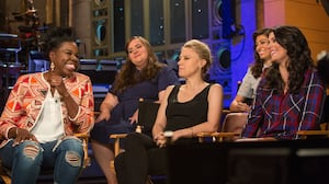 MEGYN KELLY TODAY -- Pictured: Megyn Kelly, Leslie Jones, Aidy Bryant, Kate McKinnon, Cecily Strong and Melissa Villasenor on Friday, September 29, 2017 -- (Photo by: Nathan Congleton/NBCU Photo Bank/NBCUniversal via Getty Images via Getty Images)