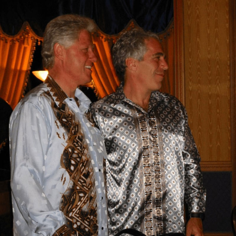 Bill Clinton and Jeffrey Epstein