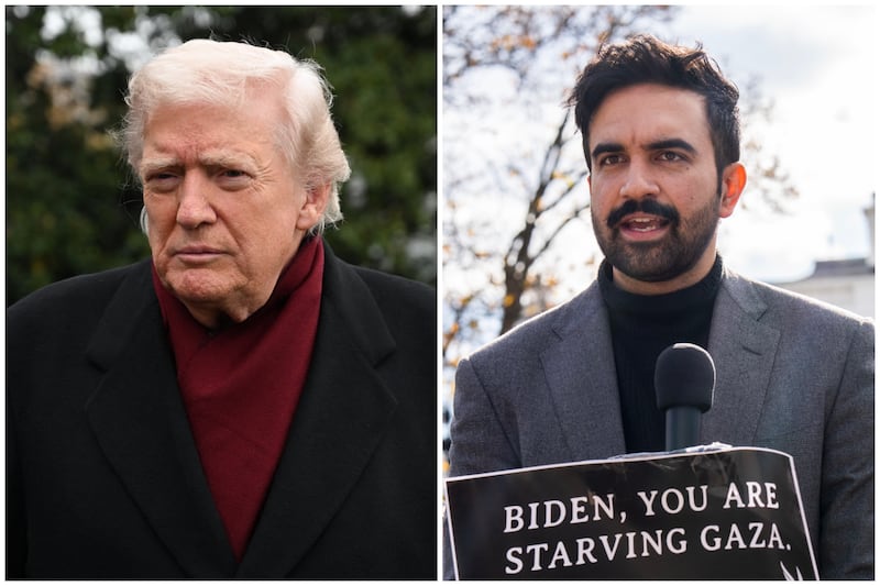 Donald Trump and Zohran Mamdani