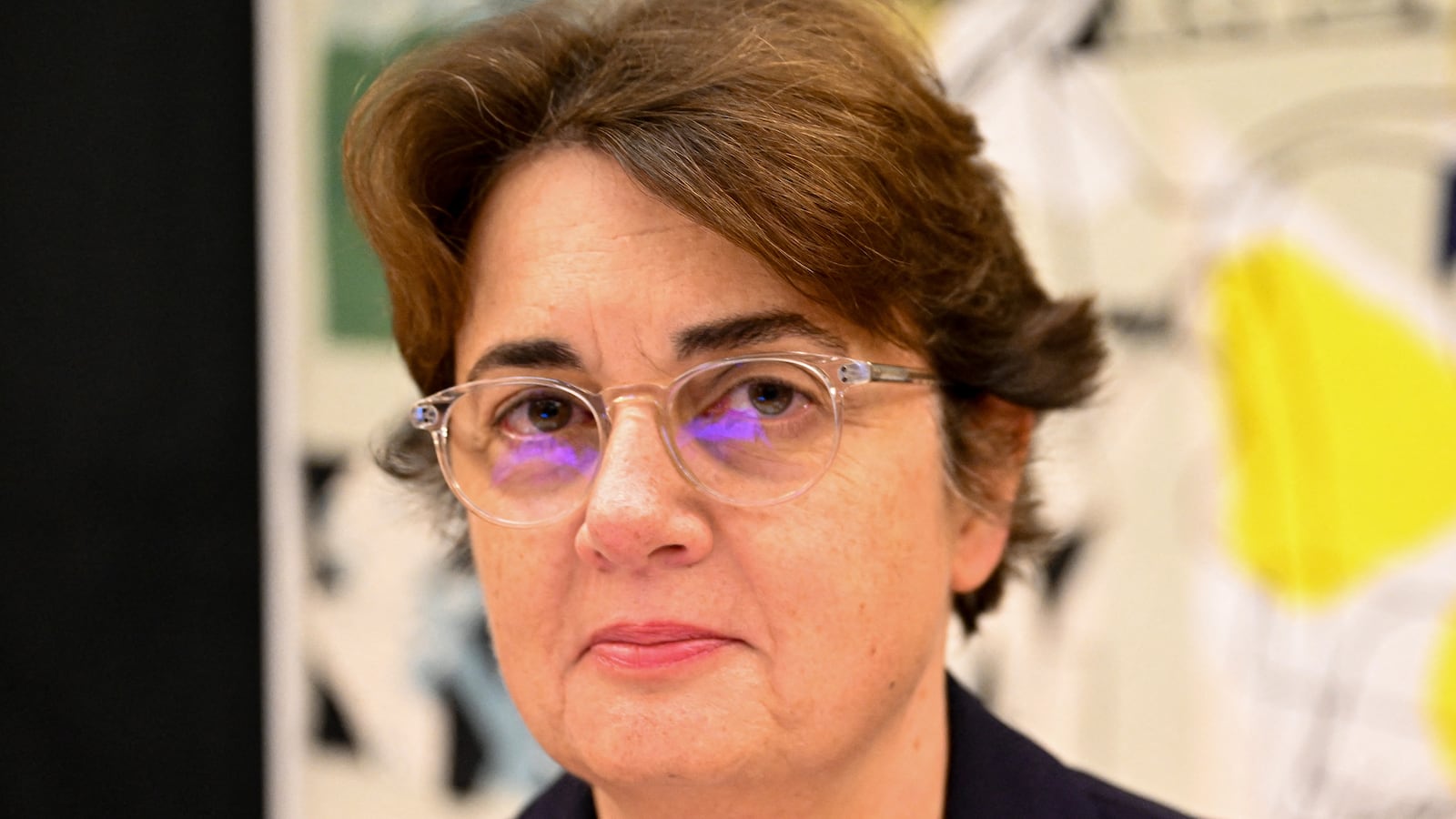President of the Louvre Museum Laurence des Cars looks on during her audition before the National Assembly cultural affairs committee at the Palais Bourbon in Paris, on November 19, 2025. (Photo by Bertrand GUAY / AFP) (Photo by BERTRAND GUAY/AFP via Getty Images)