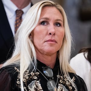 Rep. Marjorie Taylor Greene slammed both parties for a deal to prevent the censure of Del. Stacey Plaskett for texting with Epstein.