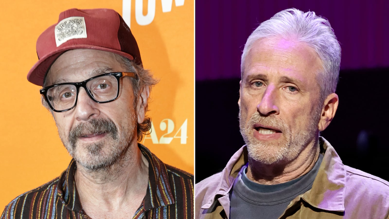 Marc Maron and Jon Stewart