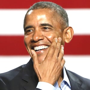 Donald Trump and Barack Obama