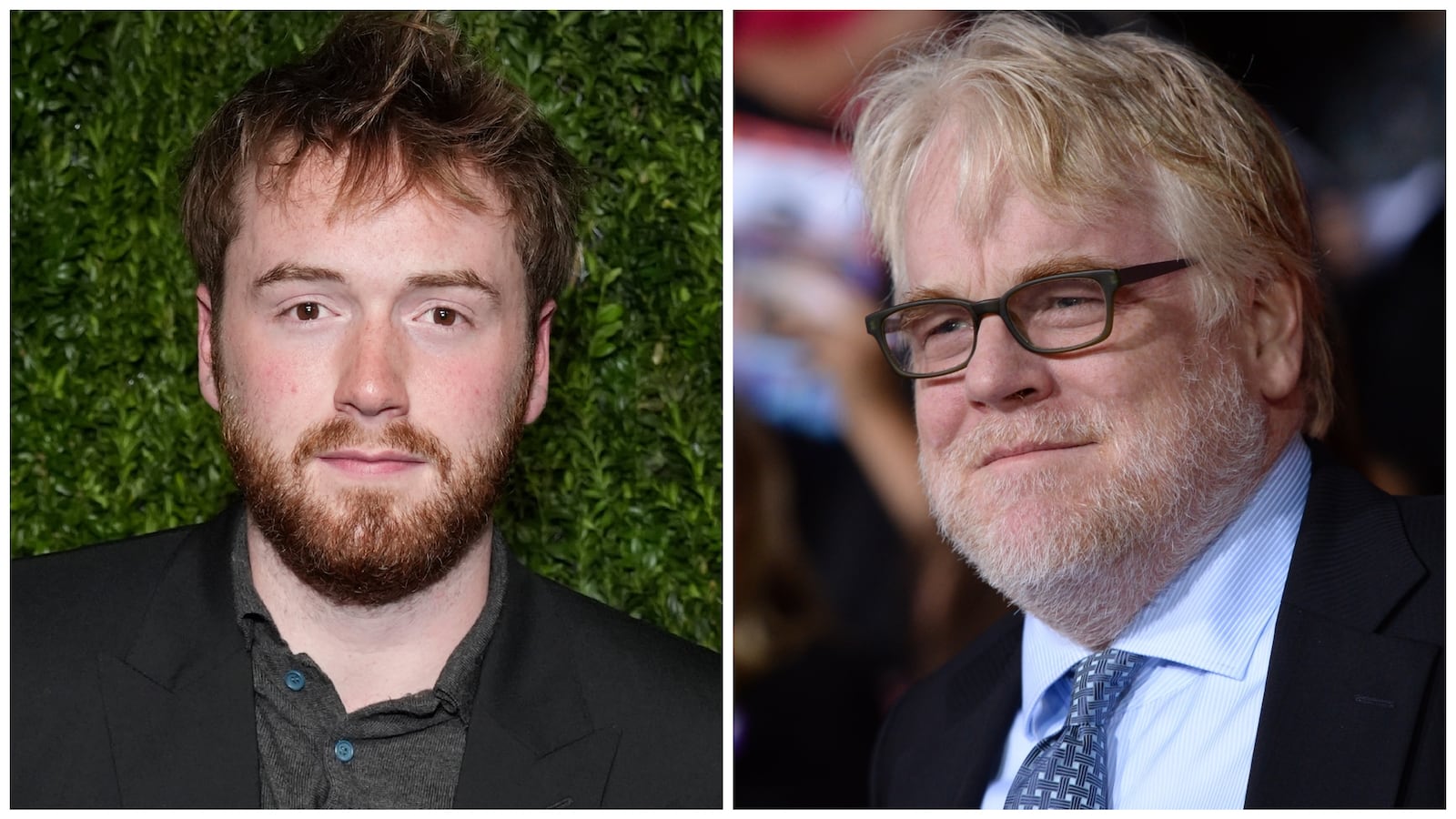 Cooper Hoffman and Philip Seymour Hoffman