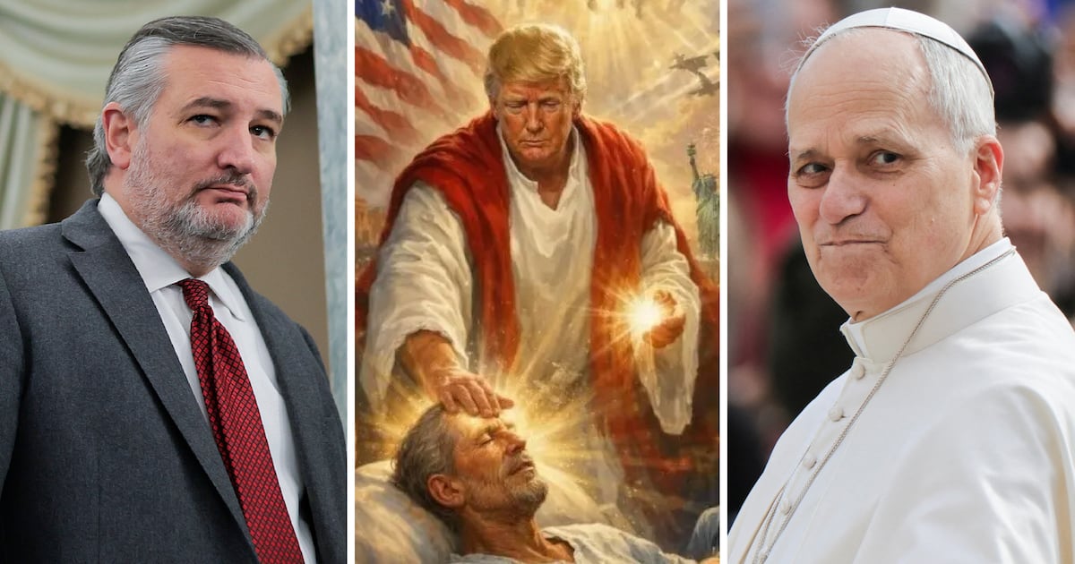 MAGA Christian Crusader Caught on Camera Squirming About Trump’s ‘Beef’ ...