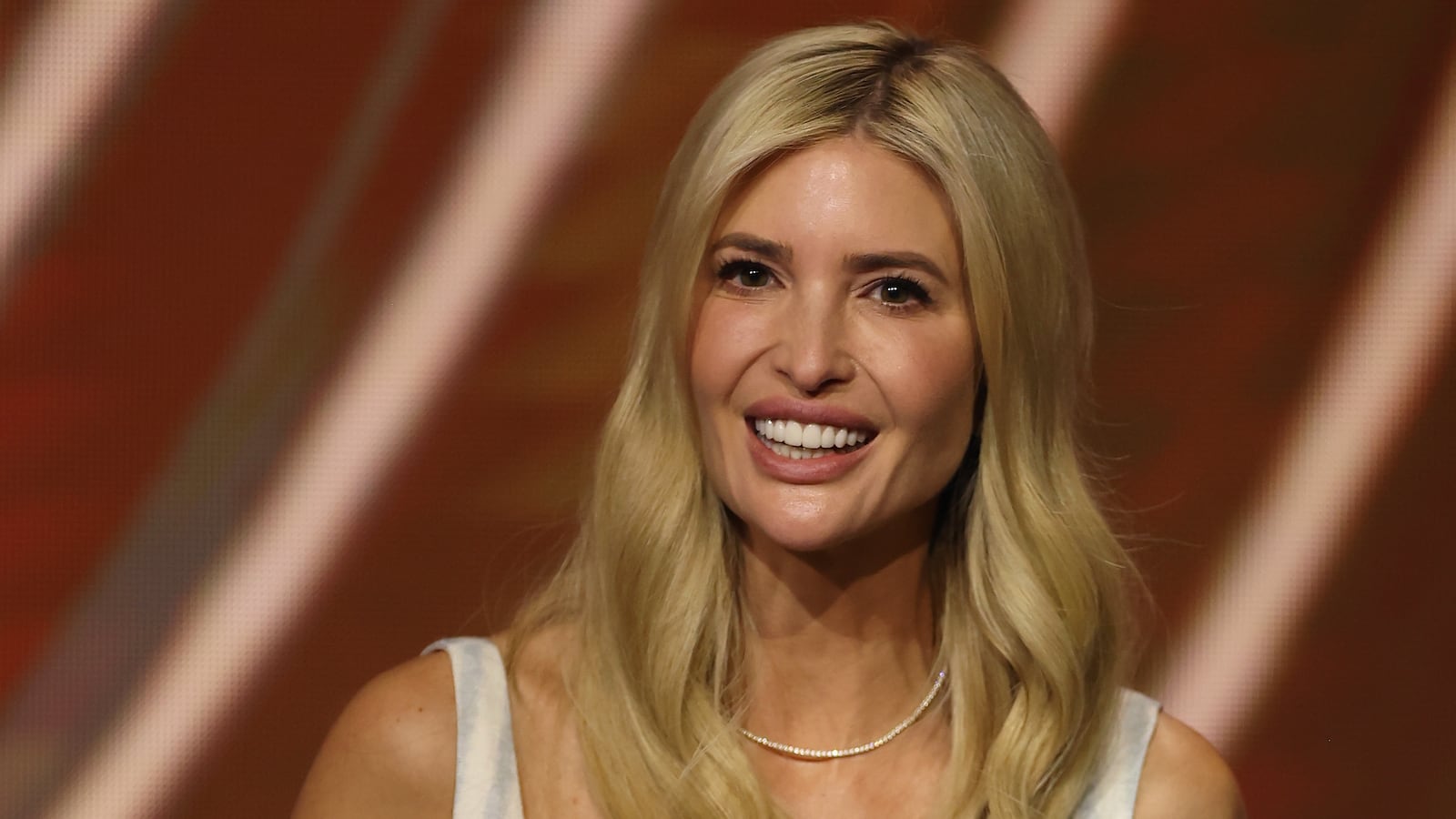 MIAMI, FLORIDA - DECEMBER 05: Ivanka Trump looks on during the 2025 FIFA Club World Cup Draw at Telemundo Studios on December 05, 2024 in Miami, Florida. (Photo by Brennan Asplen/Getty Images)