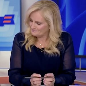 Alex Witt in tears on her final MS NOW show.