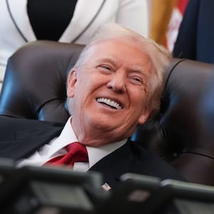 President Donald Trump in the Oval Office