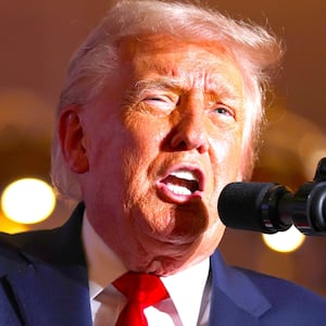 Donald Trump delivers remarks during an event at Mount Airy Casino Resort on December 9, 2025 in Mount Pocono, Pennsylvania.
