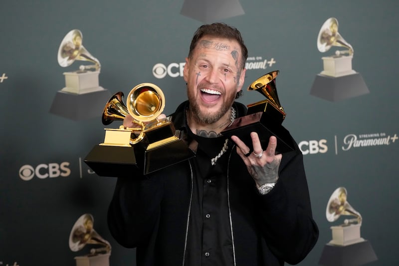 Jelly Roll won three awards at the 68th GRAMMY Awards: Best Country Duo/Group Performance for "Amen," Best Contemporary Country Album for "Beautifully Broken," and Best Contemporary Christian Music Performance/Song for "Hard Fought Hallelujah."