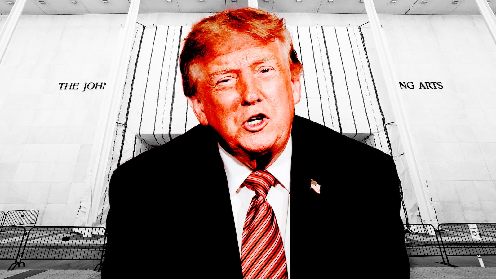 Donald Trump and the Kennedy Center closed.