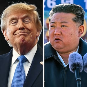Donald Trump and Kim Jong Un