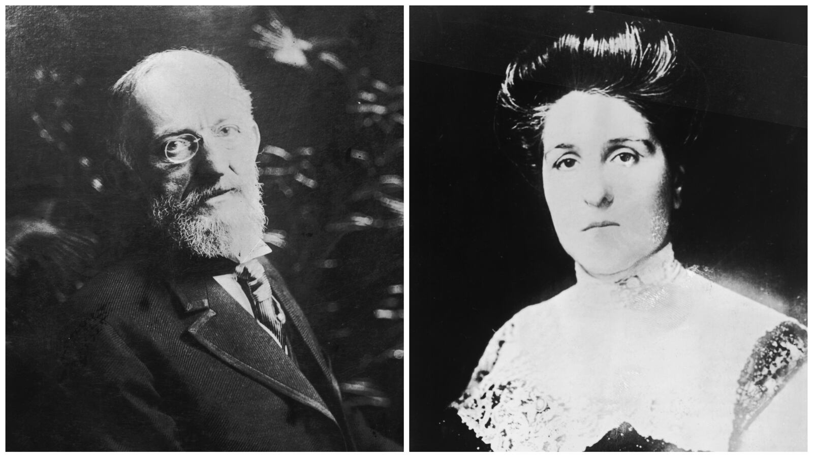Isidor and Ida Straus, Titanic victims.