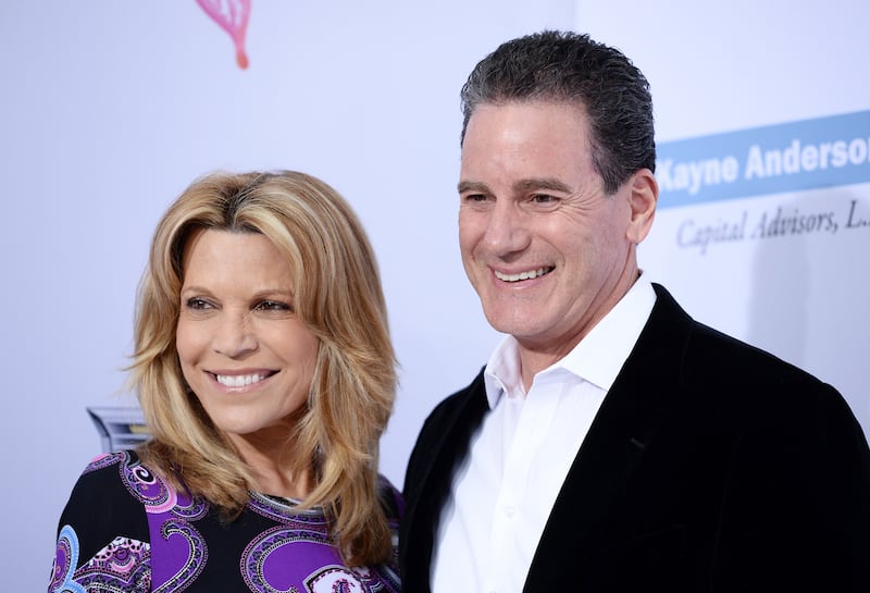 BRENTWOOD, CA - JUNE 11:  Television personality Vanna White (L) and John Donaldson arrive at the 15th Annual Chrysalis Butterfly Ball on June 11, 2016 in Brentwood, California.