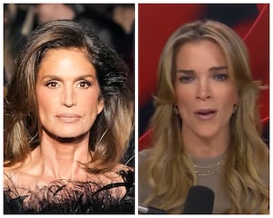 (L-R): Cindy Crawford, Megyn Kelly.