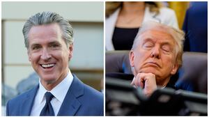 Newsom, Trump