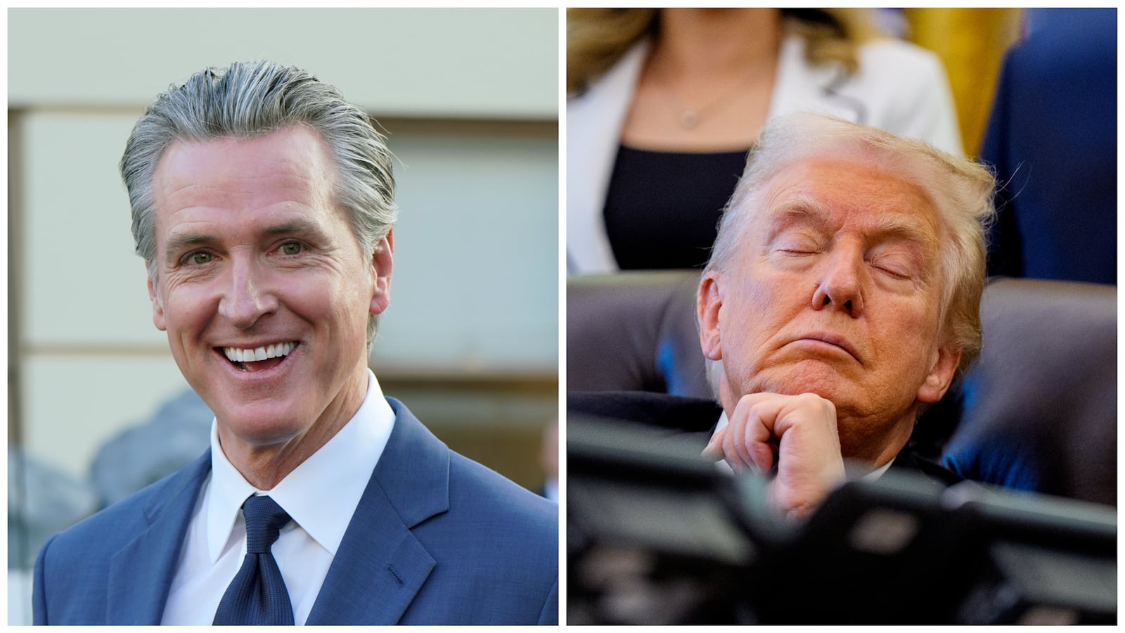 Newsom, Trump