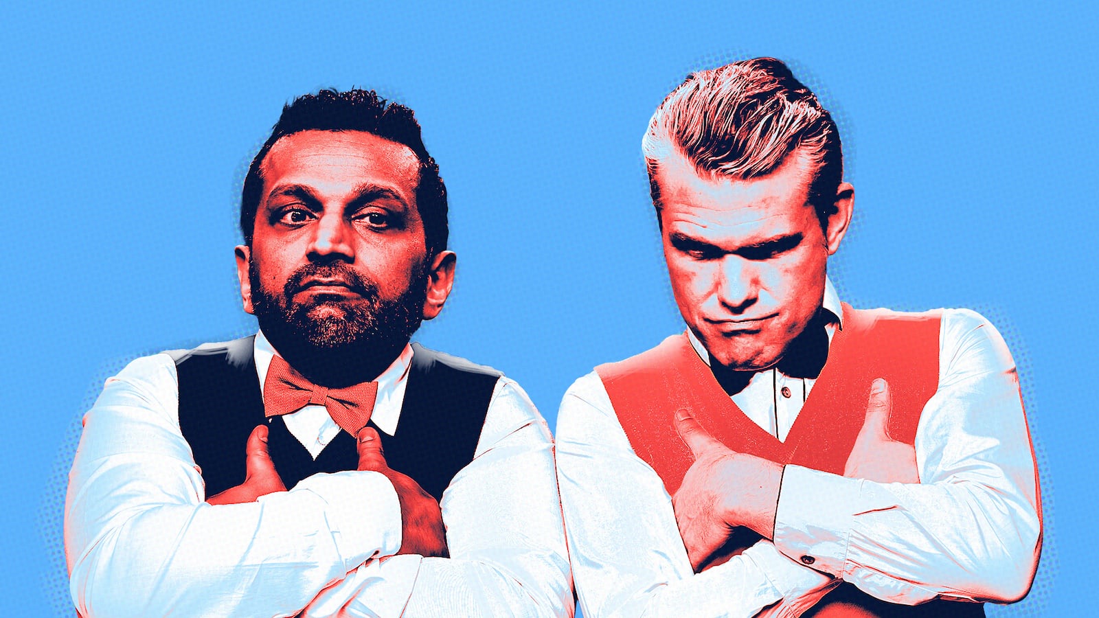 Kash Patel and Pete Hegseth
