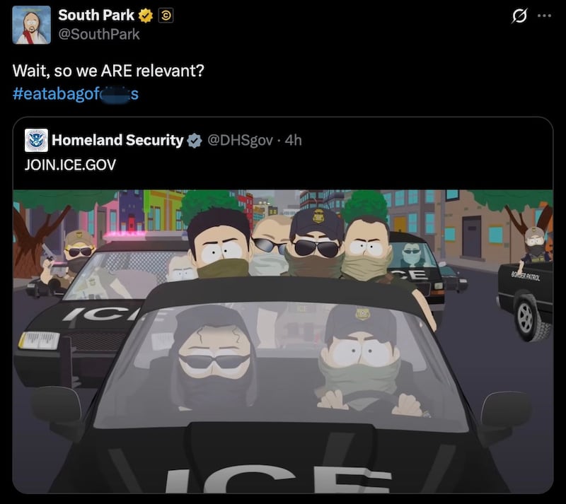 ‘South Park’ responds.