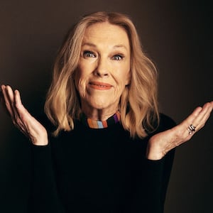 Catherine O'Hara poses in the Getty Images Portrait Studio Presented by IMDb and IMDbPro at SXSW 2025