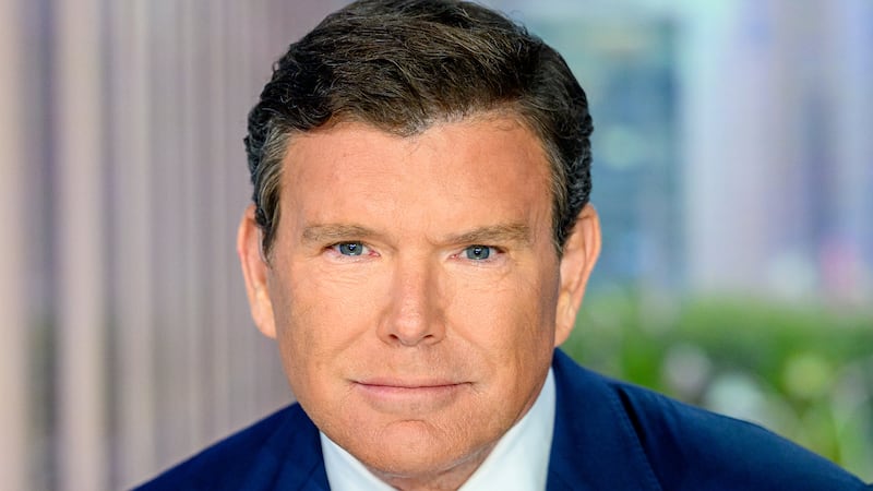 Fox News star Bret Baier hit the links this weekend with Donald Trump.