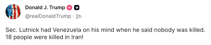 Trump’s statement.