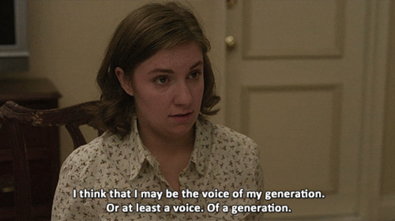 Lena Dunham in 'Girls'