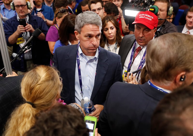 Ken Cuccinelli at the Republican National Convention in Cleveland, Ohio, U.S. July 18, 2016.