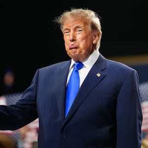 DALLAS, TEXAS - SEPTEMBER 09: U.S. President Donald Trump walks on stage to speak on the first day of the 2026 Republican National Convention at the American Airlines Center on September 09, 2026 in Dallas, Texas. U.S. President Donald Trump will headline the Republican National Committee's first-ever midterm convention as he aims to highlight his administration’s achievements and rally support for GOP candidates just two months before the upcoming elections being held on November 3. (Photo by Andrew Harnik/Getty Images)