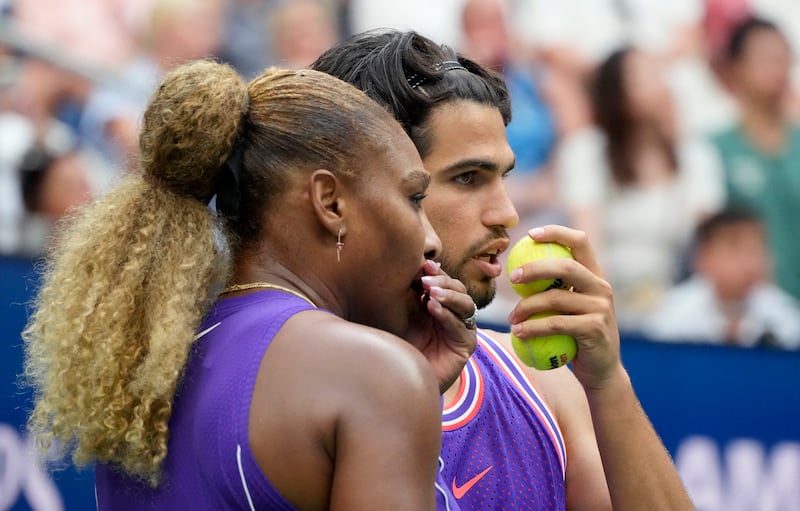 Tennis - U.S. Open - Flushing Meadows, Serena Williams, 44, and Carlos Alcaraz, 23, competed together this week after their own extended absences from competition.