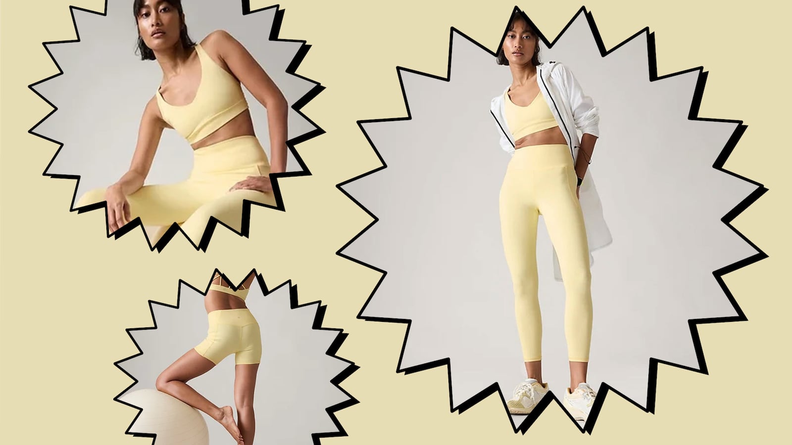 Sydney Sweeney Athleta Butter Yellow Set | Scouted, The Daily Beast