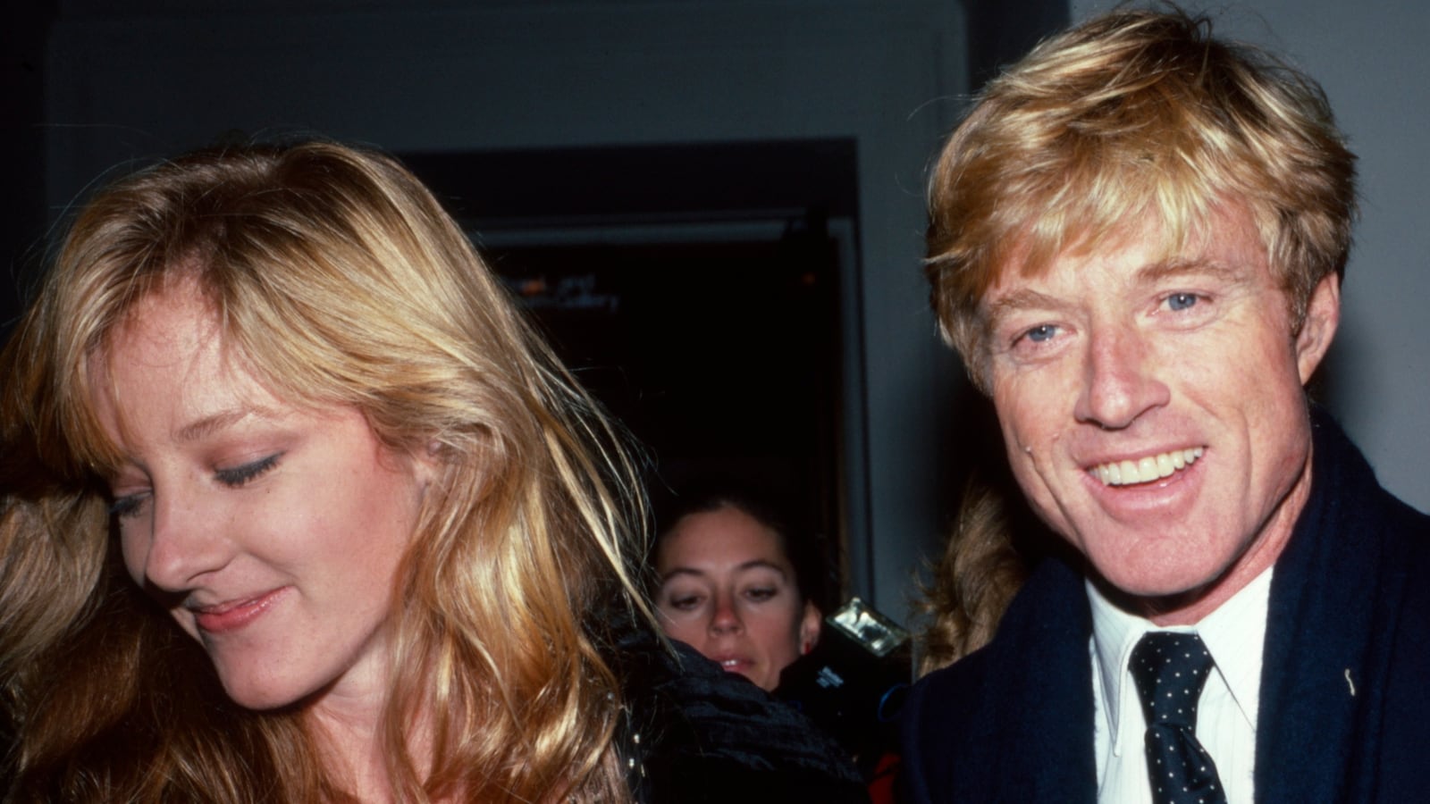 Shauna Redford and Robert Redford attend the opening exhibit of "Highlight" at the International Center of Photography on November 17, 1983 in New York City.