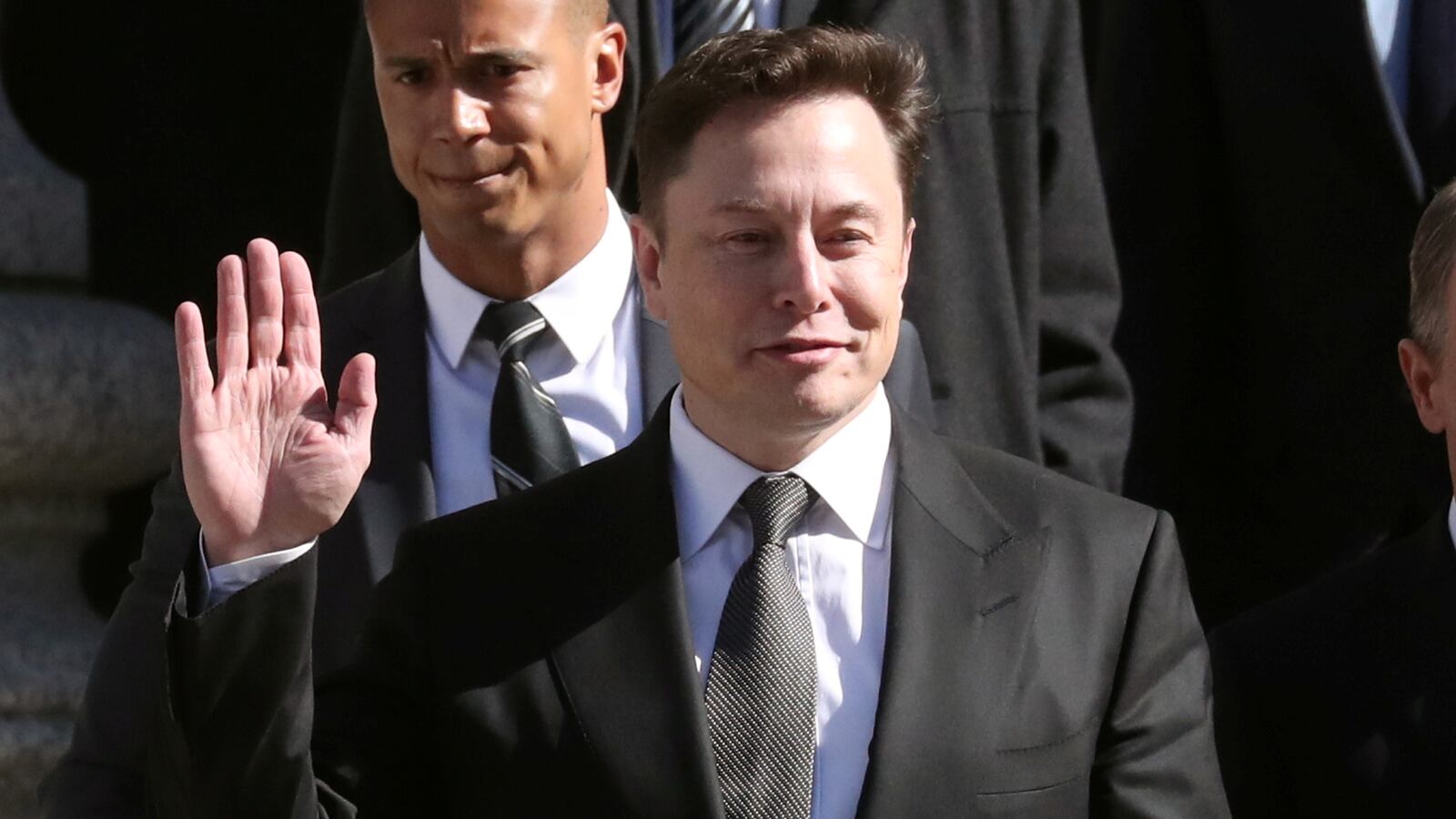 Tesla CEO Elon Musk leaves Manhattan federal court