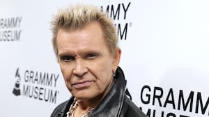 LOS ANGELES, CALIFORNIA - OCTOBER 09: Billy Idol attends An Evening With Billy Idol & Steve Stevens at GRAMMY Museum L.A. Live on October 09, 2025 in Los Angeles, California. (Photo by Rebecca Sapp/Getty Images for The Recording Academy)